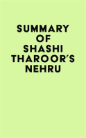 Summary_of_Shashi_Tharoor_s_Nehru
