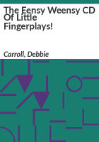 The_eensy_weensy_CD_of_little_fingerplays_