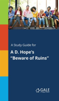 A_Study_Guide_for_A_D__Hope_s__Beware_of_Ruins_